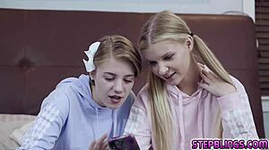 hey dakota and harlow, wanna invite daddy to join us for some wild fucking together?