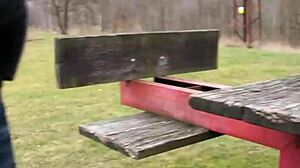 euro twink amateur gets barebacked outdoors