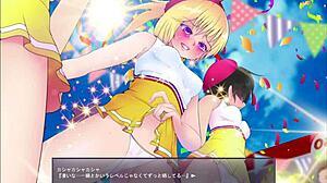 Girl exposes herself in play 6 part 1.