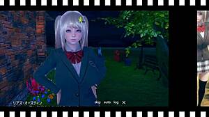 Wow! 3D Cartoon Gold-Haired JK in Hot Hentai Action!