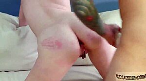 Step mom teaches teens about sex in the bathroom