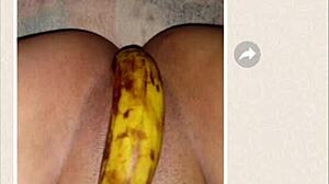 mi novia esta muy calentita con banana en web chat