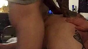 yo, watch this chubby babe take a monster cock in her fat ass for anal fun!