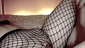 fetishists love giving footjob to monster cock