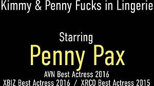 Fiery Penny Pax and Kimmy Granger finger and tongue fuck