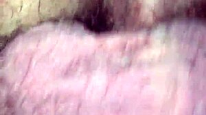 Bent over for raw doggie anal fucking