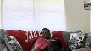 Ebony Teen Fucks Big Dick!