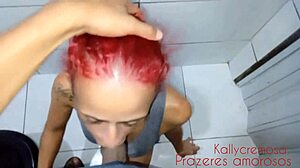 Cumming On Sister-In-Law's Face At Home