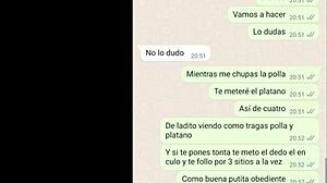 mi novia esta muy calentita con banana en web chat