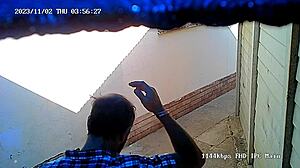 caught on cctv in mcdonald's delivery area