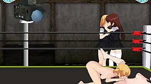 Karin VS NINA in princess ring fight