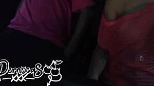 Passenger calls me ma'am and I show my new pussy to him