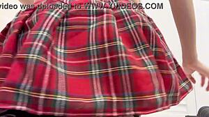 Dirty Cheerleader Craves a Big Fat Cock Deep Inside Her Tight Hole!