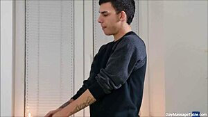 ryan and oscar getting a gay massage that turns into fucking