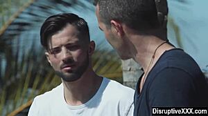 Gay hunk has no idea he hooked up with exs step brother