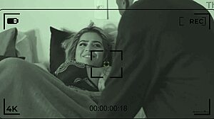 Behind the scenes interview with big tits fitness model