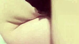 asian girl masturbates in bathroom with toy