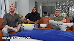 Fucking Aften Opal in doggystyle blowjob and facial