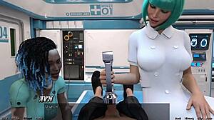 Stranded In Space 26: Curvy Hentai Girl Wants To Touch Monster Cock