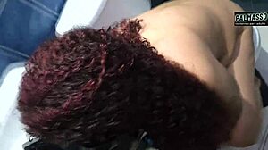 I followed my friend's mom and we had quick sex in the bathroom.