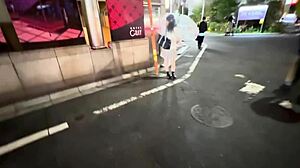 Asian teen lies to friend for old man raw sex encounter.