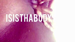 Ebony Girl Licking and Squirting Juicy Pussy