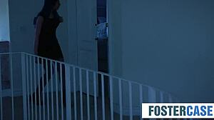 Runaway Teen 18+ Blowjob Attitude Adjustment By Pervy Couple