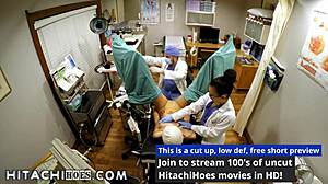 WOW! Patient 135 Endures Wild Hitachi Wand Orgasms By Nurses At Hitachihoescom!