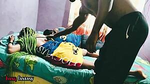 my sister surprised me with an amazing blowjob in the living room