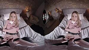 dark room vr blowjob with big tits and ass