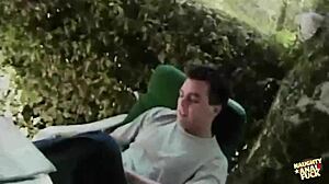 Dirty blonde takes huge cock deep in her ass 😈💦