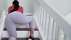 Man, I’m obsessed with my sexy black maid’s curves