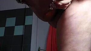 Does Oma Fuck Her Hairy Pussy With Cucumber?