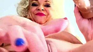 Mature Lady Having Fun At Work