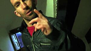 Teen with big tits and natural boobs masturbates hard in college