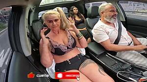 a primeira broxada do ted na carona com tifanny montavani, exploring first time blowjob and big clit