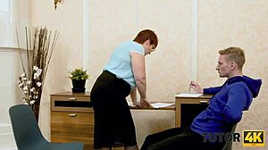 Tutor4k instead of learning algebra fellow properly fucks pretty tutor