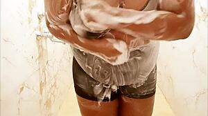 Manipuri Sexy Girl Teasingly Plays With Her Boobs In Intimate Indian Setting