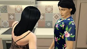 Inexperienced gardener seduced and had sex with mature woman