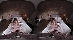 dark room vr blowjob with big tits and ass