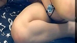 Girl boldly uses two vibrating dildos in mmf threesome pussy play