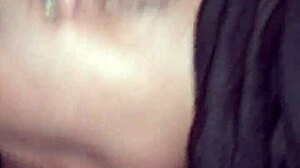 sucking and swallowing in the car with sloppy tongue action