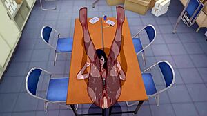 can you imagine this 3d hentai babe with big ass and tits getting blowjob, handjob, and riding to orgasm?