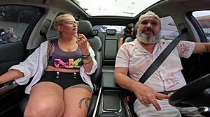a primeira broxada do ted na carona com tifanny montavani, exploring first time blowjob and big clit