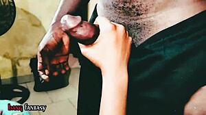 my sister surprised me with an amazing blowjob in the living room