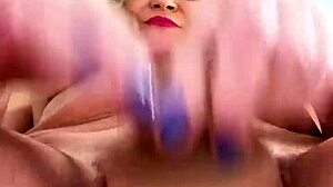 Mature Lady Having Fun At Work