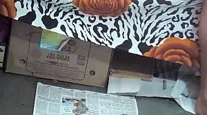 a desi guy masturbates his lund in an indian setting, building up to climax