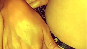 Horny amateur in sexy lingerie reaches real homemade orgasm