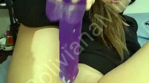 Exclusive video for my prince Mohamed slamming a hammer in my tight Latina ass