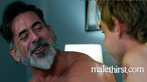 Keeping His Old Lover Young Forever With Intense Cinema Blowjobs And Fucking